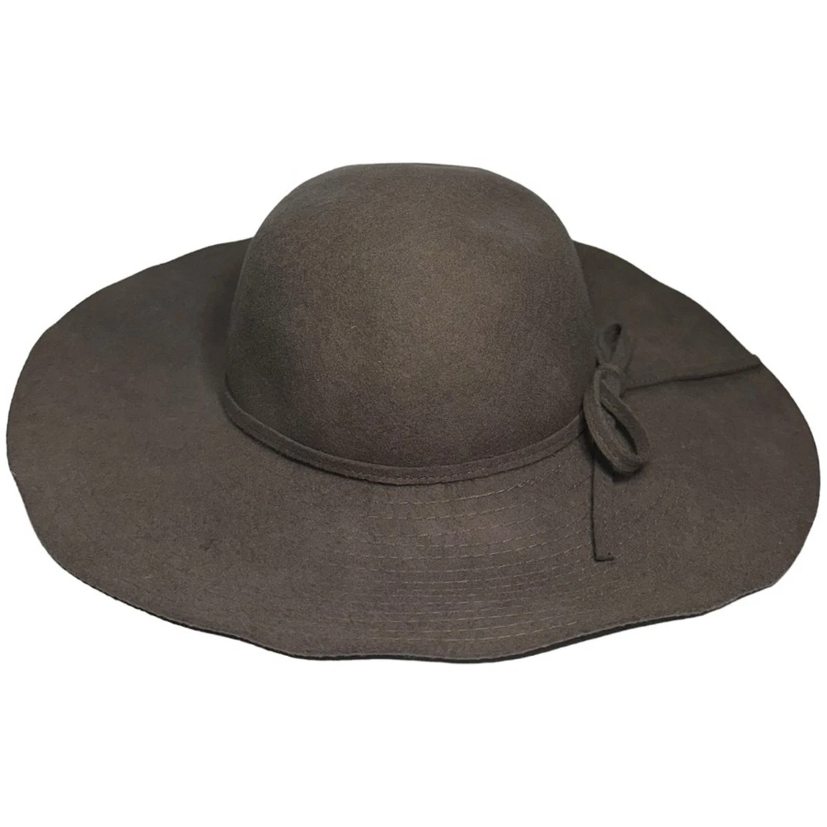 Christy’s Crown Collection By Tony Merenda 100% Wool Gray Taupe Floppy Sun Hat Christys main image 3