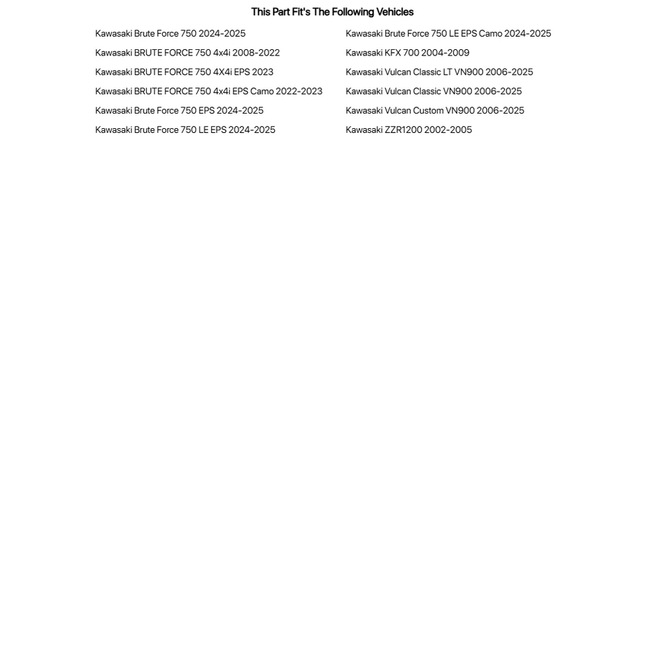 Sello de vástago de válvula de escape Pro X para KAWASAKI BRUTE FORCE 750 4x4i 2008-2022 Foto 3 de 3