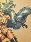 Black Cat Art by Keyeske - Original Comic Art with COA 8.5x11 - Cindy — photo 3