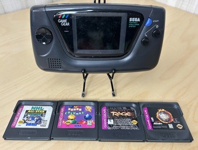 SEGA Game Gear Handheld System Lot, 4 Games, not working-parts