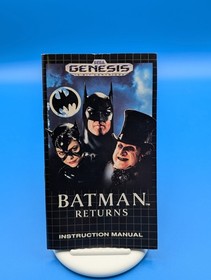 Sega Genesis Batman Returns Complete in Box Tested And Working