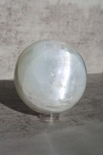 Selenit "Kugel " XL B Ware Sphere Mineral Kristall Stein ca 11 cm 