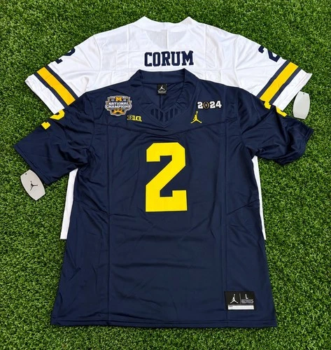 Blake Corum National Championship Michigan Wolverines Jersey! Ships Fast! - product listing photo