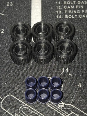 Transformers G1 3D Printed Roller Wheel Repair Kit With Custom Wheels Blue PLA 