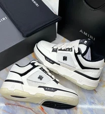 💎 AMIRI Skel Low – White/Black Edition 💎✨ Nuevas / Caja Size 9.5