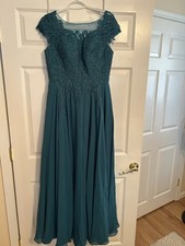 Formal Dress Peacock Colored. Size 10. New