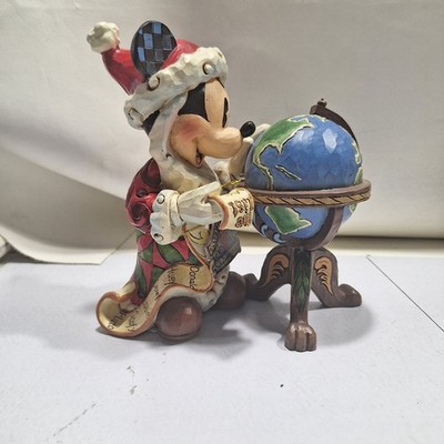 Jim Shore Disney Seasons Greetings Around The World Mickey Mouse #4033271