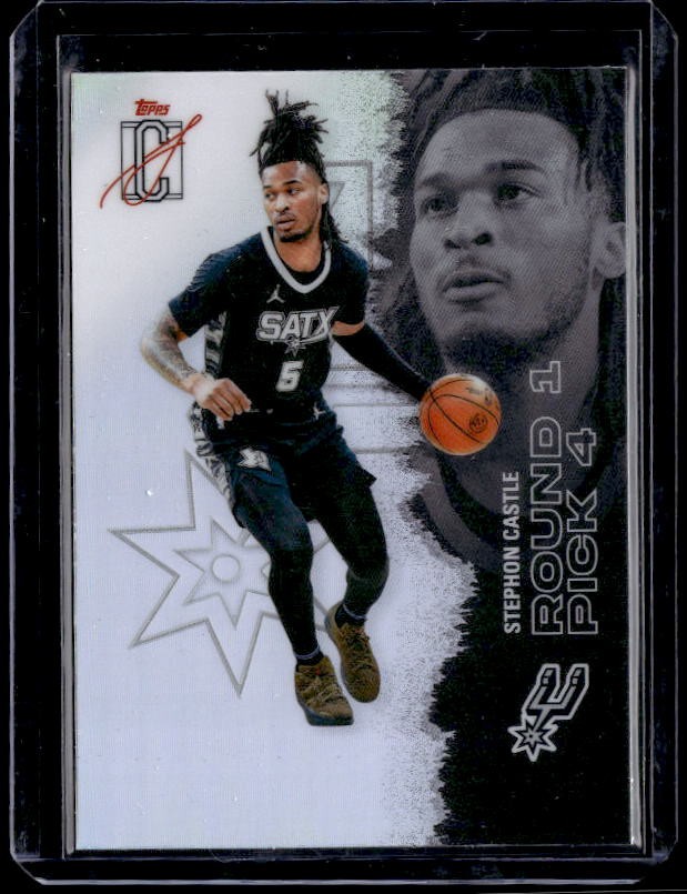 2025-26 Topps Signature Class #53 Stephon Castle Chrome Refractors