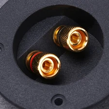 2-Way Speaker Terminal Box Set Spring Connectors 2pcs