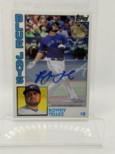 2019 Topps Baseball Rowdy Tellez #T84-42 Signatures /149 (AU, RC)