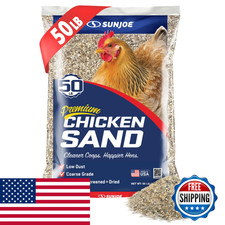 Sun Joe Premium Chicken Coop Sand Coarse Grade Washed Screened And Dried 50 Lb 0.90 per gallon