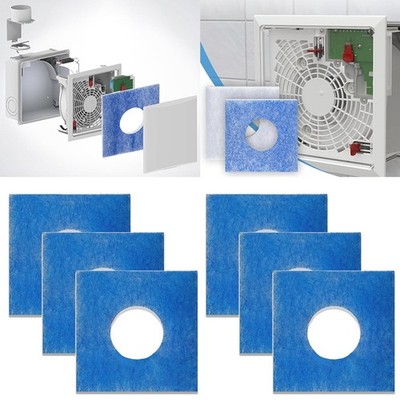 Cotton Air Filters for Limodor Bathroom Fans Set of 6 Dimensions 226mm