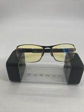 Gunnar MLG Phantom z Gloss Onyx Amber Computer Gaming Glasses Blue Light