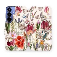 HandyhüLle Mit Klappe FüR Galaxy S25+ Mobiwear Case Cover Etui Blumenstrauß