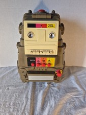 Vtg 1978 Mego Corp 2 XL Talking Robot Toy 8 Track Player UNTESTED No Cord 70s