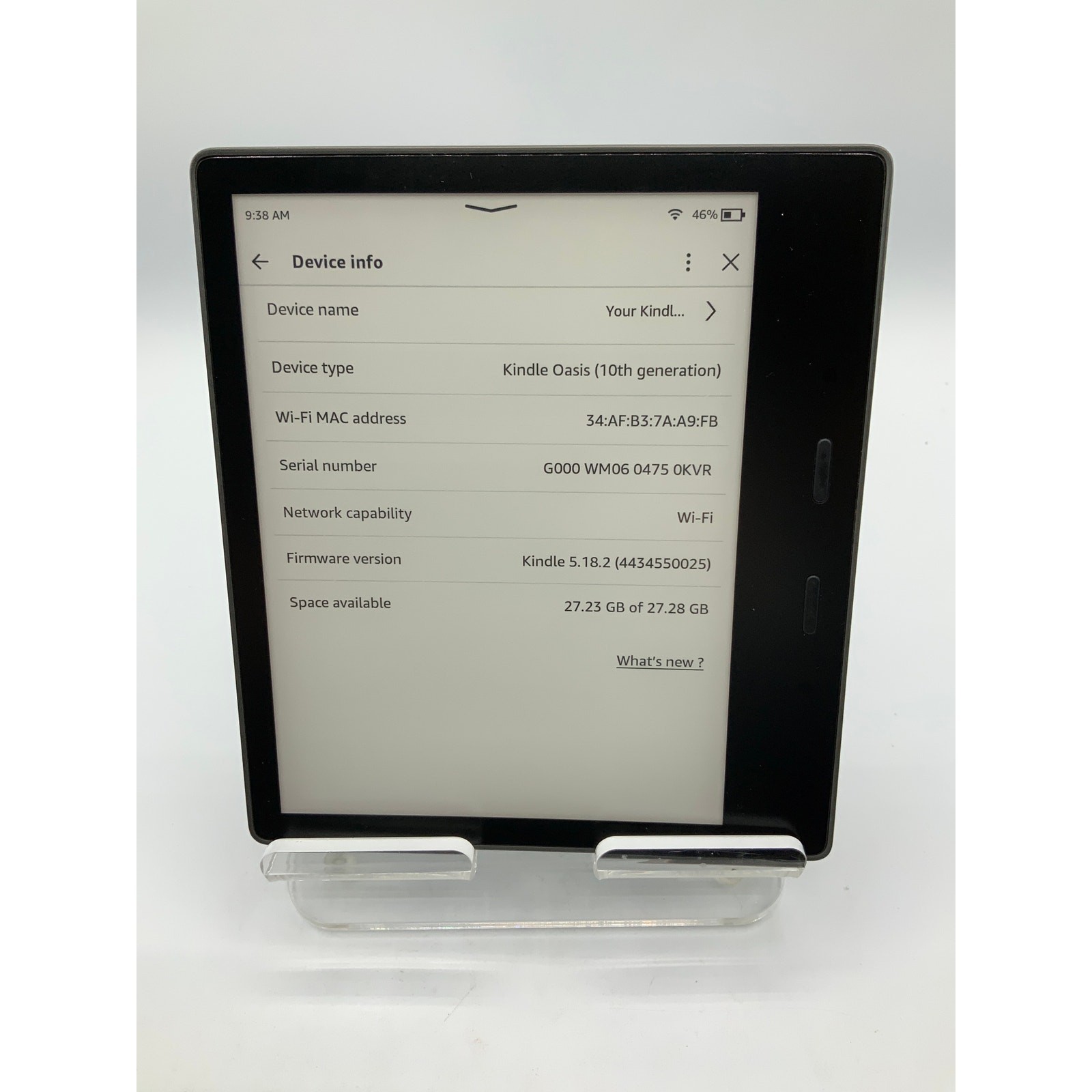 Kindle Oasis 10th Generation, 32GB, Gray-image