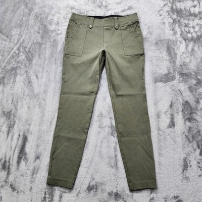 Maurices Pants Women S Green Pull On Mid Rise Skinny Ankle Jegging Casual Preppy
