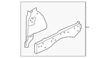 Genuine Nissan Outer Rail G5131-5AAMA