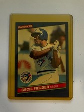 1986 Donruss Cecil Fielder Rookie Card RC #512 Toronto Blue Jays Raw Ungraded. rookie card picture