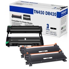 3PK TN450 Toner DR420 Drum Set For Brother HL-2270DW HL-2240 HL-2280DW MFC-7360N