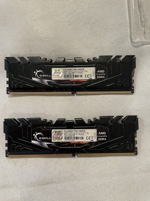 G.Skill Flare X Series F4-3200C14D-16GFX  2x8gb DDR4 CL14 14 14 *B Die*