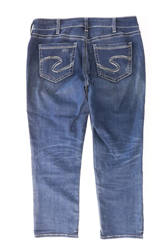 ✅ Silver Jeans 7/8 Jeans Regular Jeans für Damen Gr. W28/L22, S, 36 blau ✅ - Bild 2 von 4