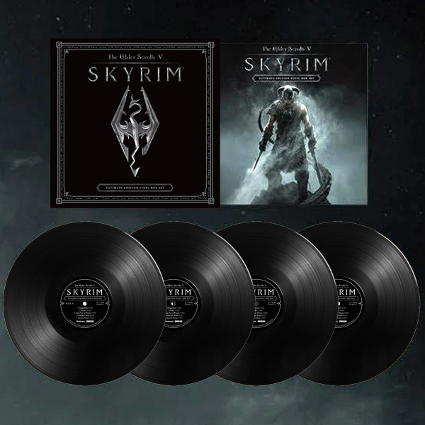 Skyrim Ultimate Edition Vinyl Record Soundtrack 4 LP Box Set - 180g - VGM OST