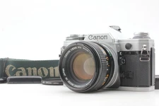 [N MINT] Canon AE-1 35mm Silver SLR Film Camera FD 50mm F1.4 S.S.C  From JAPAN