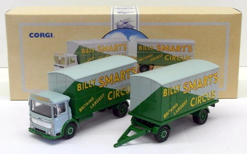 Corgi 1/43 Scale 97891 - AEC Mercury Truck & Trailer - Billy Smart's Circus - Image 2 of 4