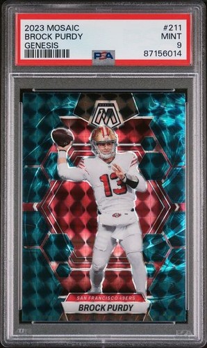 2023 Panini Mosaic Brock Purdy GENESIS - PSA 9 - #211 SSP