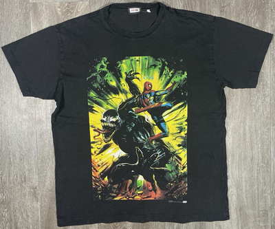 トップス Marvel Kith Spider-Man Avengers Vintage Kith Marvel Spider-Man Black Suit Vintage Tee Black Men's - SS22 - US