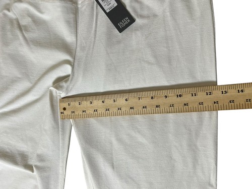 NEW Eileen Fisher Slim Ankle Pants Women Size XL/TG Bone White Made In USA NWT - Picture 9 of 11