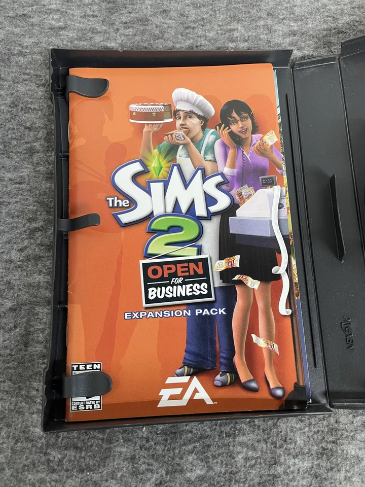 The Sims 2 Open for Business PC Expansion Pack Complete Manual Disc Tested - Image 3 of 4