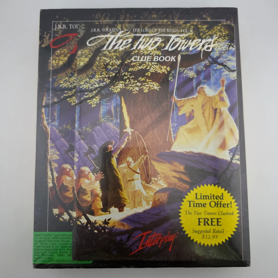 The Lord of The Rings Vol II: The Two Towers, 1991, Big Box, New & Sealed - Image 2 of 4