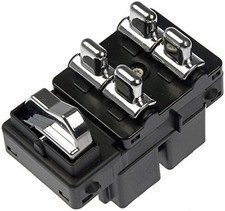 901-313 Front Driver Side Power Window Switch 5 Button Compatible with Select