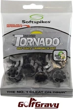 18 Softspikes Silver Tornado Fast Twist 3.0 Golf Cleats Spikes / Tour Lock