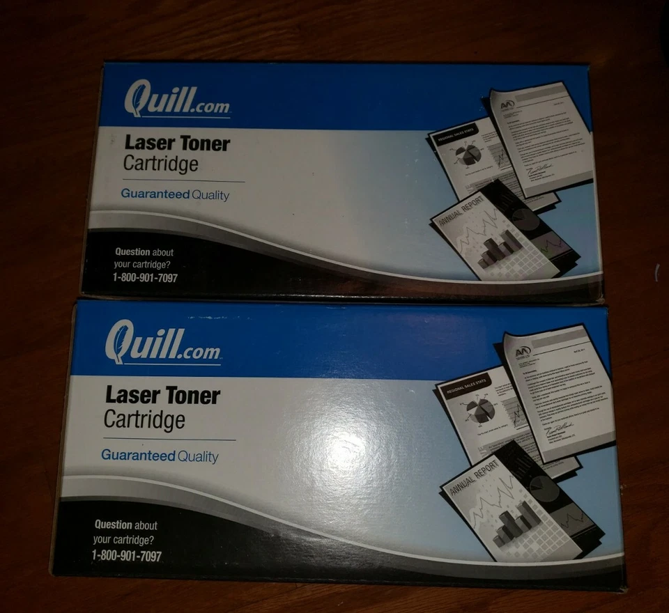 2 Quill Laser Toner Cartridges Black For Canon 3500B001AA - Image 4 of 4