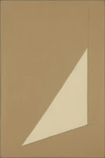 Large Abstract Painting 2x3' Earthtone 4 Geometric Demrin Fine Art Original NEW