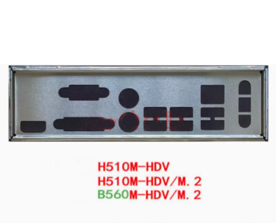 Shield I/O IO Backplate For ASRock B560M-HDV/M.2 Motherboard
