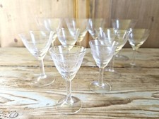 Liberty 12 Bicchieri Cristallo Recamier Calice Decoro Inciso Coppa Bicchiere 
