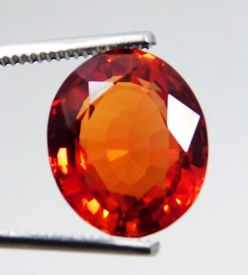 Natural 20.10 Ct Mogok Orange Painite Oval STUNNING loose Gemstone Certified
