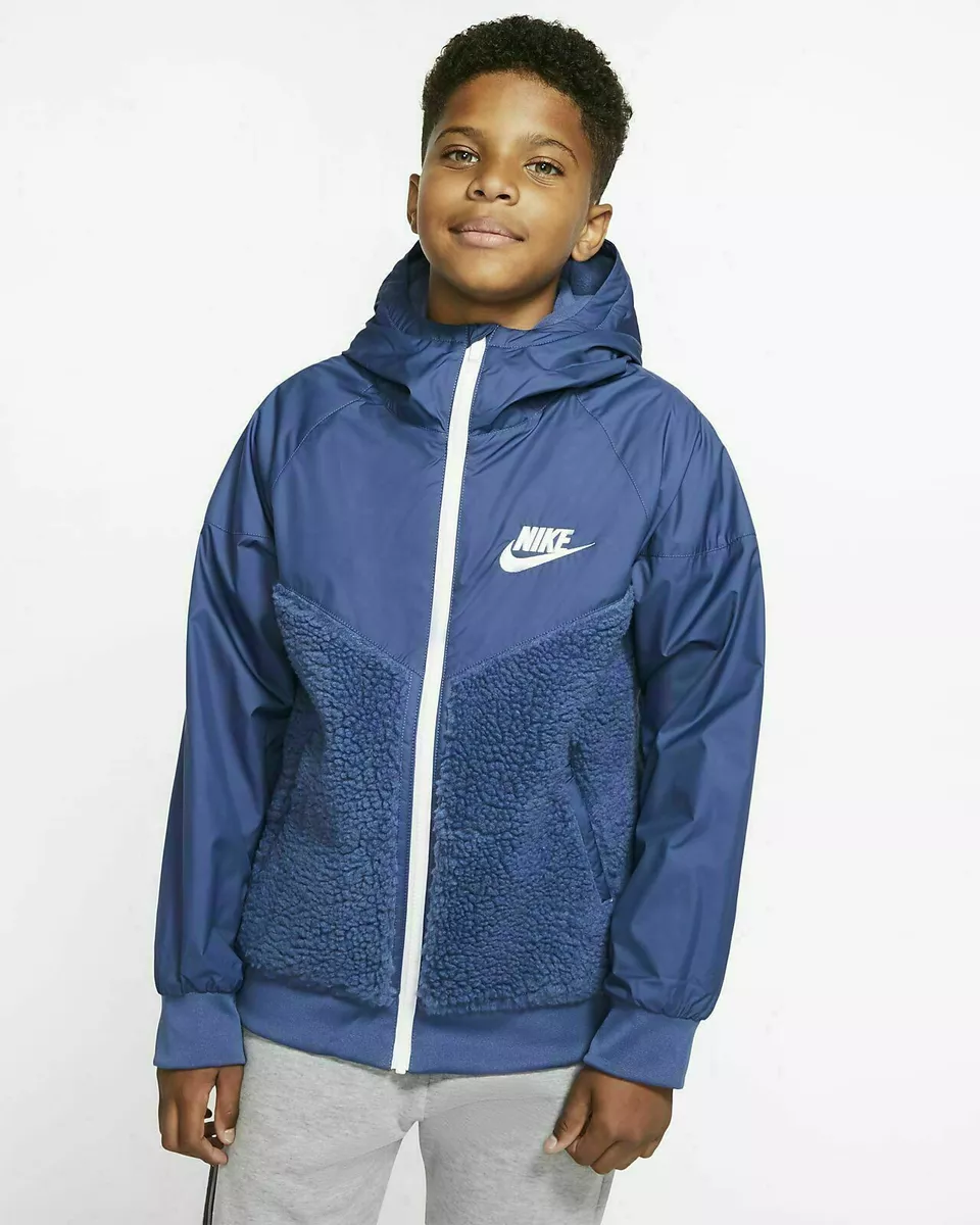 Nike sportswear windrunner sherpa hot sale