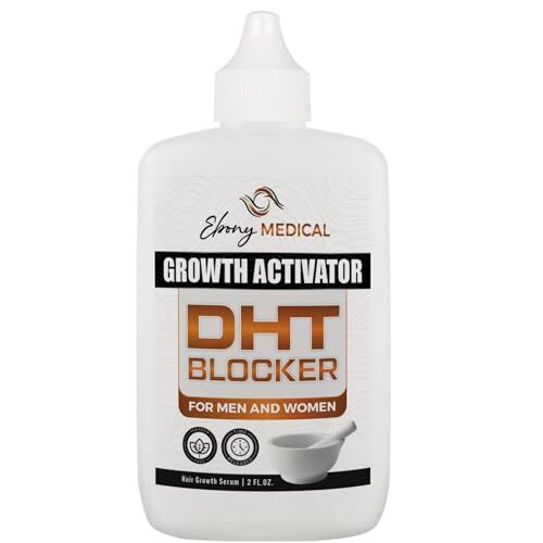 Ebony Medicals DHT Blocker Hair Growth Serum Hair Loss Supplement