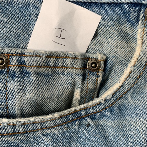 Vintage Member's Mark Jeans Heavy Denim Size Mens 42 x 32 Act 39 x 29 SA1124 I - Picture 2 of 6