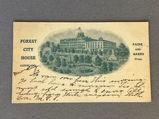 OH Ohio Cleveland, Forest City House, Paine & Akers Prop., PM 1906