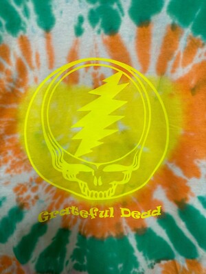 GRATEFUL DEAD Stealie tie dye t-shirt tee Mens M - ONE OF A KIND