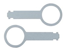 2x Entriegelungswerkzeug VW Audi Beta Gamma Golf Polo Autoradio Ausbau Bügel Set