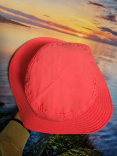 PATAGONIA Cap Hat Hot Pink Girls Size M Bucket Hat Hiking Camping 100% Nylon - Picture 7 of 13