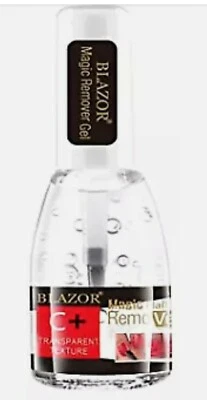 BLAZOR Magic Gel Nail Polish X2 bottles Easily & Quickly removes polish Nail Gel