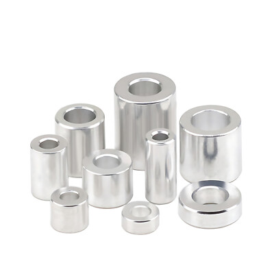 M2, M3, M4, M5, M6, M8, M10, M12 Aluminum Spacers Standoffs Round Thick Washers
